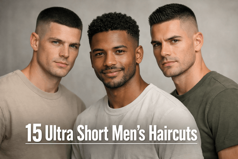 15 Ultra Short Men’s Haircuts Defining Style in 2026