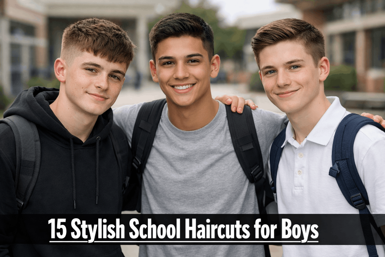 15 Stylish School Haircuts for Boys That Score Top Marks
