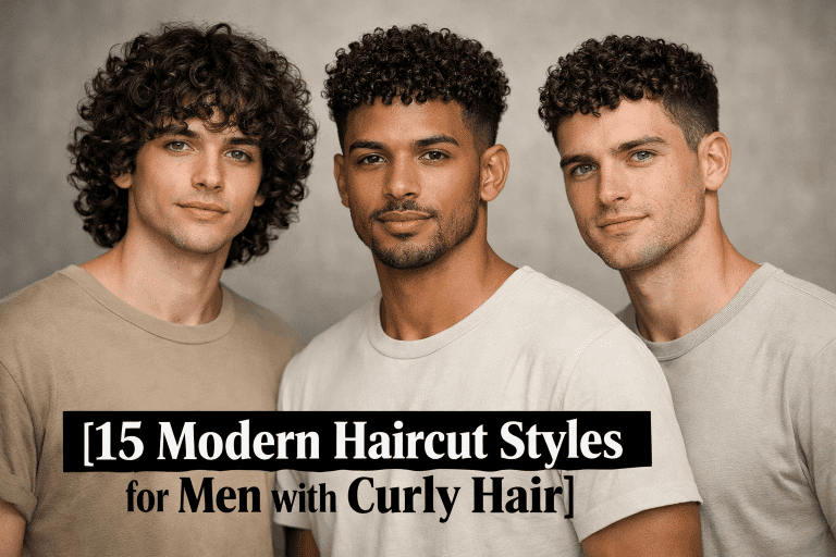 14+ Modern Haircut Styles for Men with Curly Hair
