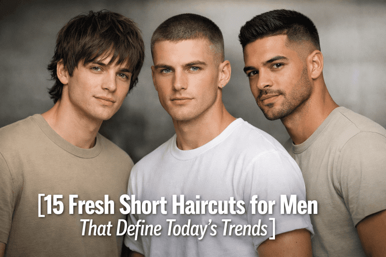 15 Fresh Short Haircuts for Men That Define Today’s Trends
