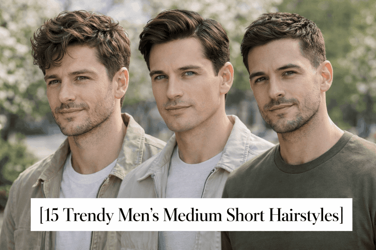 13+ Trendy Men’s Medium Short Hairstyles to Upgrade Your Style in 2026