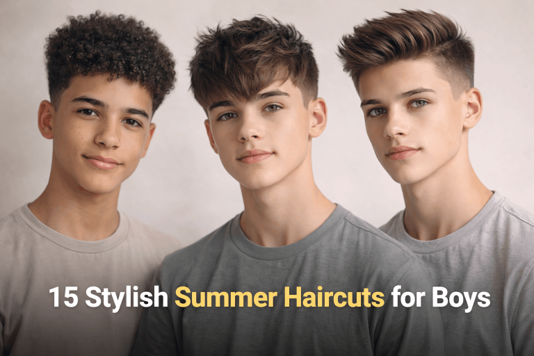 14+ Stylish Summer Haircuts for Boys Who Love to Stay Active 2026
