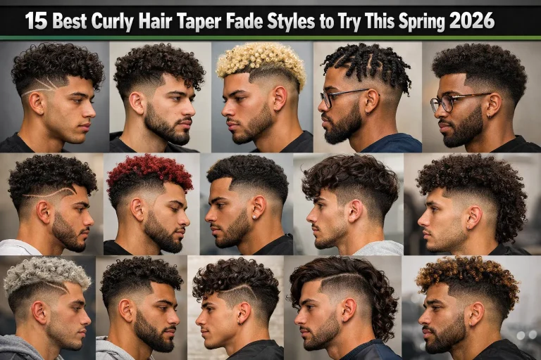 15 Best Curly Hair Taper Fade Styles for Men (2026 Guide)