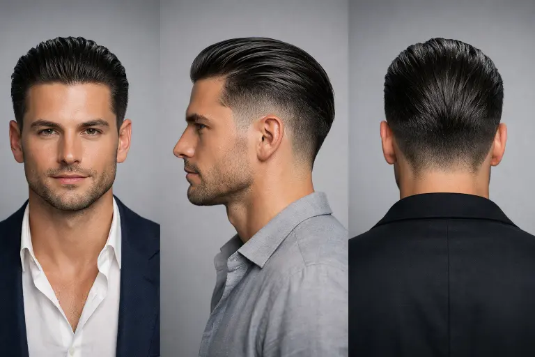 skin drop fade with buzz cut showing ultra short hair on top and smooth fade down to bare skin around the sides