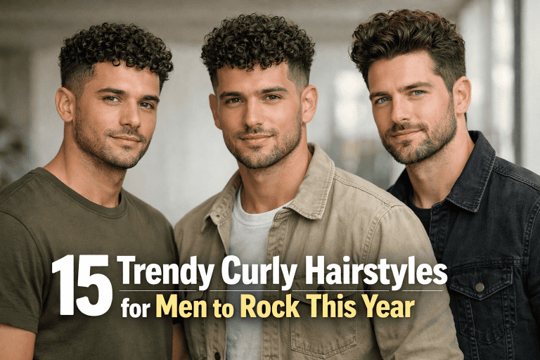 15 Trendy Curly Hairstyles for Men to Rock This Year