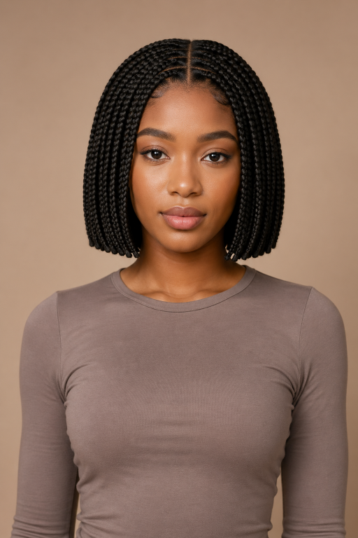 Bob braids hairstyles in various lengths and styles showcasing versatile, low-maintenance braided looks for different face shapes and hair types