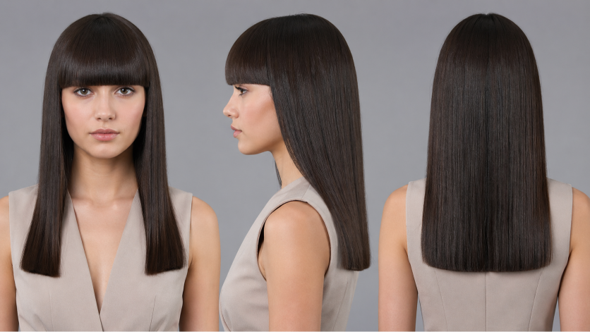 25 bangs hairstyles for oval face showing different fringe styles for all hair types