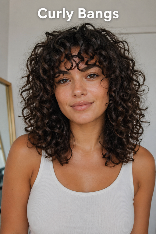 25 bangs hairstyles for oval face showing different fringe styles for all hair types