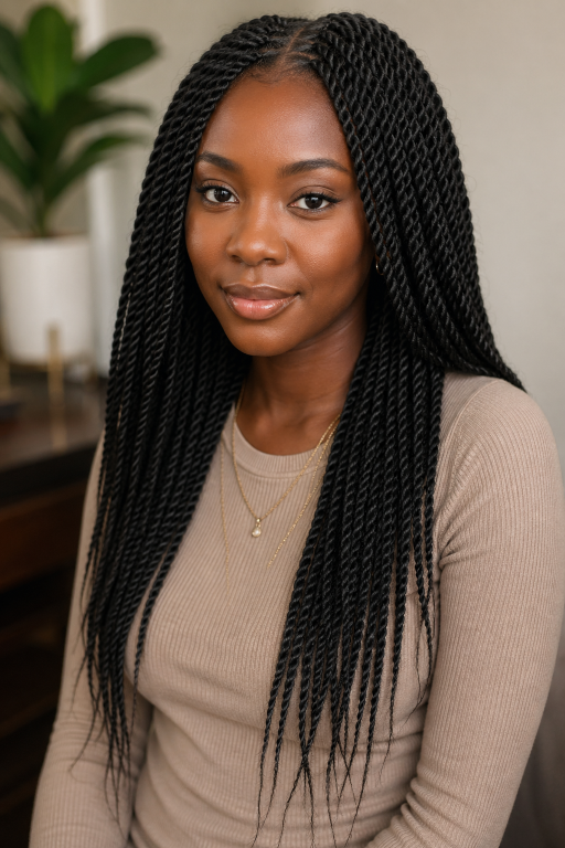 Braided hairstyles for Black women featuring box braids, knotless braids, and cornrows styled in versatile protective looks