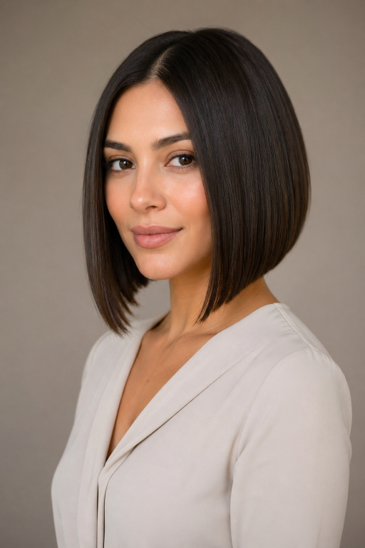 Stacked bob haircut ideas showing layered back volume, angled front, and modern styles for different face shapes and hair types