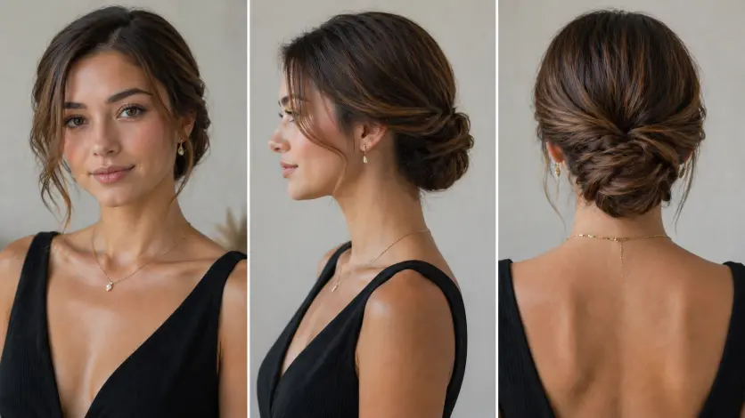“Party hairstyles for thin fine hair with volume, texture, and elegant styling ideas for women”
