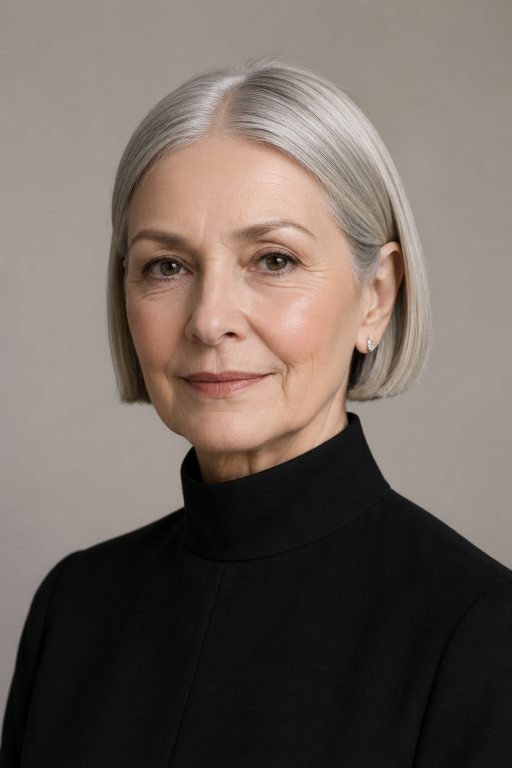 Short haircuts for women over 70 featuring layered pixie, soft bob, and easy low-maintenance styles for thinning hair