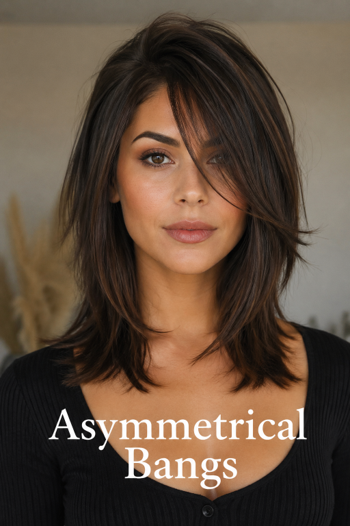 25 bangs hairstyles for oval face showing different fringe styles for all hair types