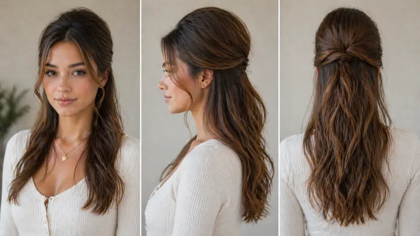 “Party hairstyles for thin fine hair with volume, texture, and elegant styling ideas for women”