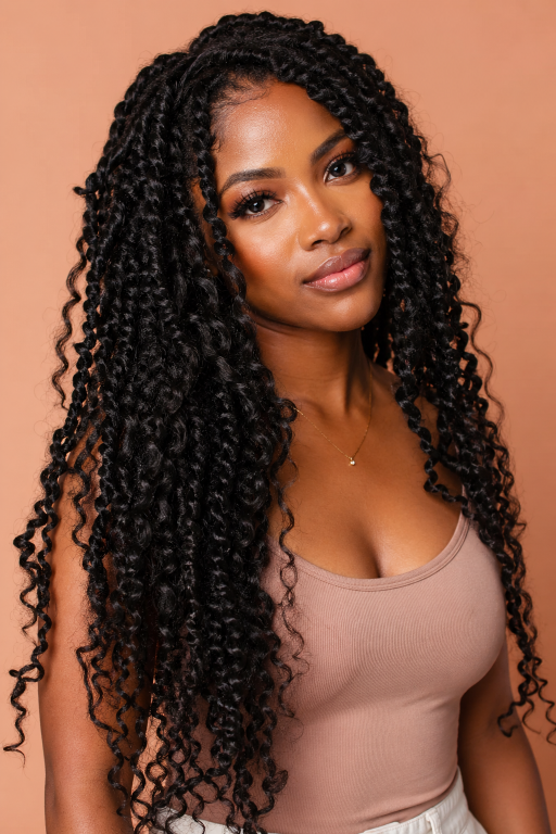 Braided hairstyles for Black women featuring box braids, knotless braids, and cornrows styled in versatile protective looks