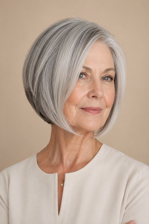 Short haircuts for women over 70 featuring layered pixie, soft bob, and easy low-maintenance styles for thinning hair