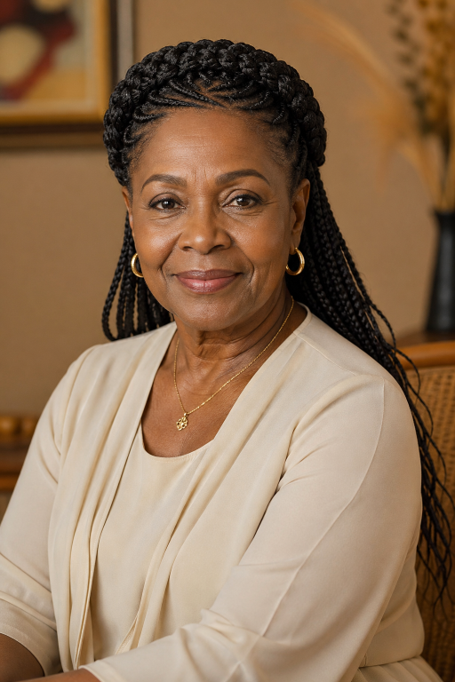 Elegant braided hairstyles for older Black women over 50 showcasing protective, low-maintenance, and graceful looks