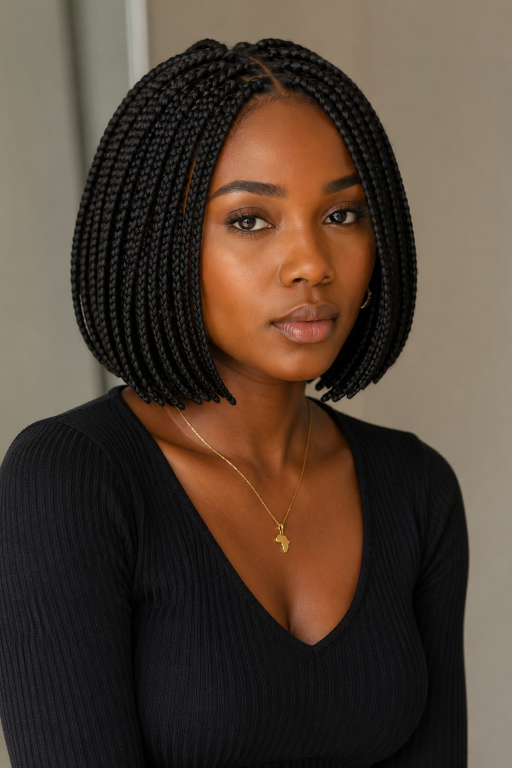 Braided hairstyles for Black women featuring box braids, knotless braids, and cornrows styled in versatile protective looks