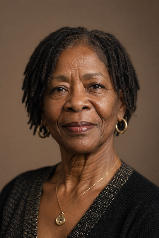 Hairstyles for Black women over 70 featuring short, natural, curly, and low-maintenance elegant looks