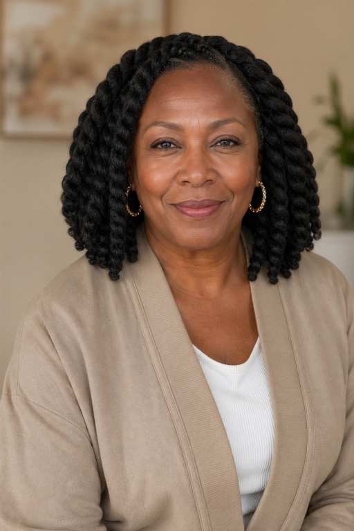 Elegant braided hairstyles for older Black women over 50 showcasing protective, low-maintenance, and graceful looks