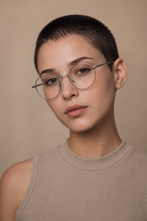 Short pixie haircut for women with glasses showing flattering modern styles for different face shapes