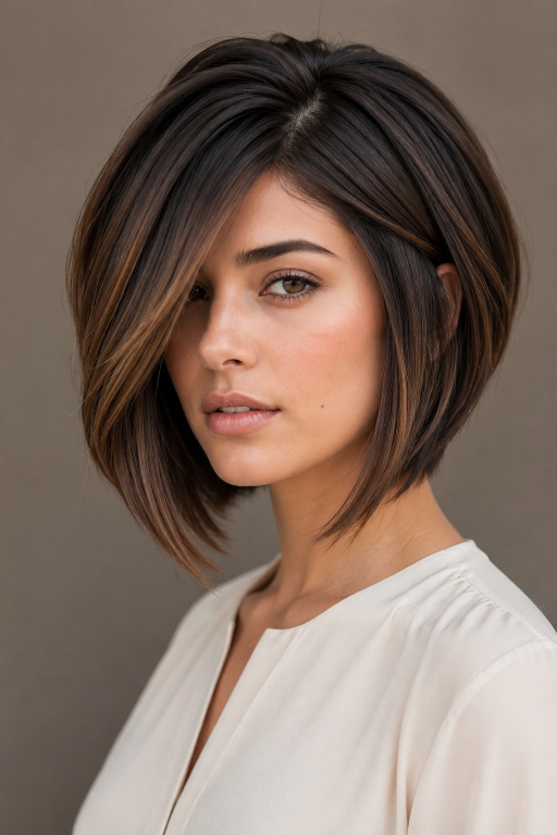 Stacked bob haircut ideas showing layered back volume, angled front, and modern styles for different face shapes and hair types