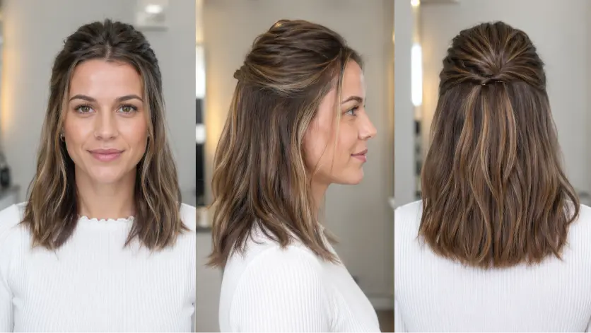 “Party hairstyles for thin fine hair with volume, texture, and elegant styling ideas for women”