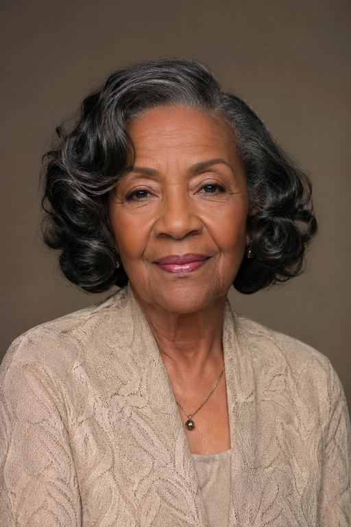 Hairstyles for Black women over 70 featuring short, natural, curly, and low-maintenance elegant looks