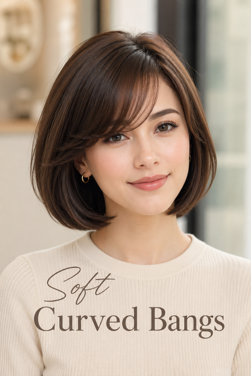 25 bangs hairstyles for short hair showcasing different fringe styles on pixie cuts and bobs for various face shapes and hair textures