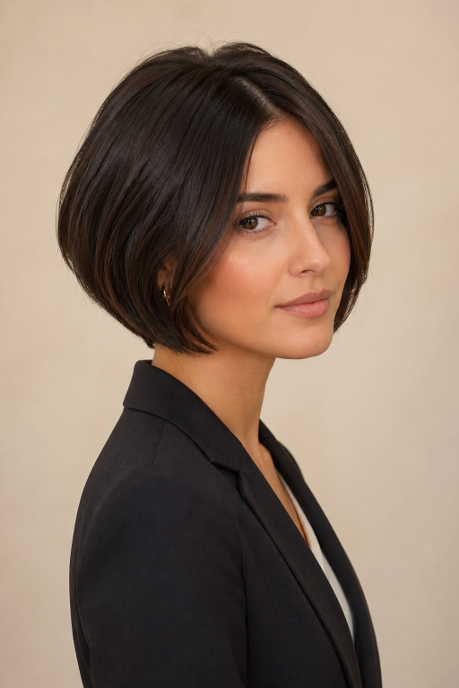 Stacked bob haircut ideas showing layered back volume, angled front, and modern styles for different face shapes and hair types