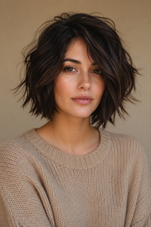 Stacked bob haircut ideas showing layered back volume, angled front, and modern styles for different face shapes and hair types