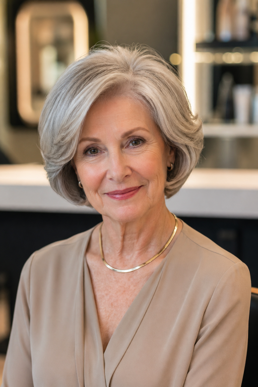 Hairstyles for women over 60 with thin fine hair showing layered bobs, pixie cuts, and volume-boosting styles for a fuller, youthful lookHairstyles for women over 60 with thin fine hair showing layered bobs, pixie cuts, and volume-boosting styles for a fuller, youthful look