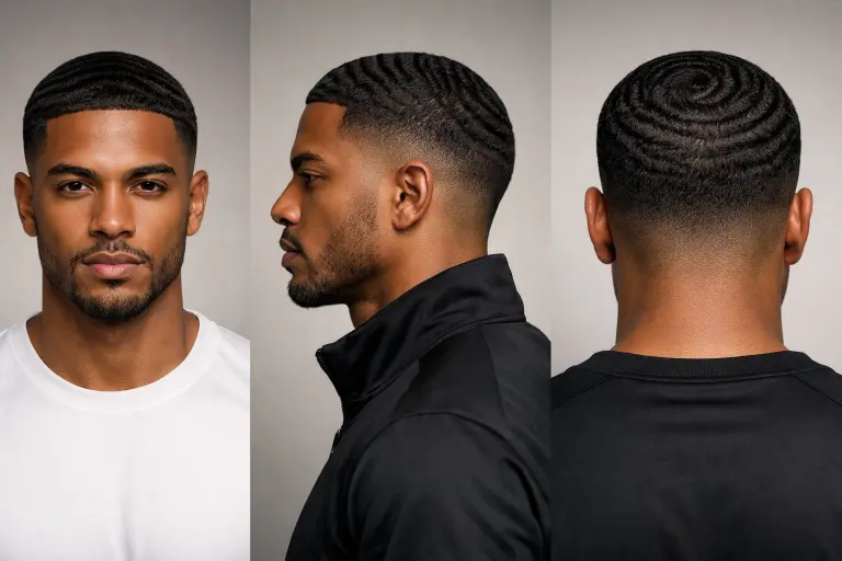 clean high taper fade short hair styles on men with sharp sides and short textured top showing modern barber finish