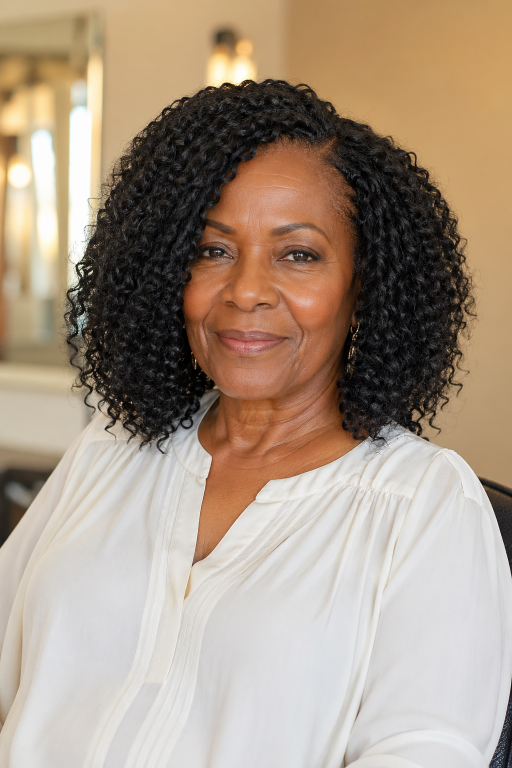 Elegant braided hairstyles for older Black women over 50 showcasing protective, low-maintenance, and graceful looks