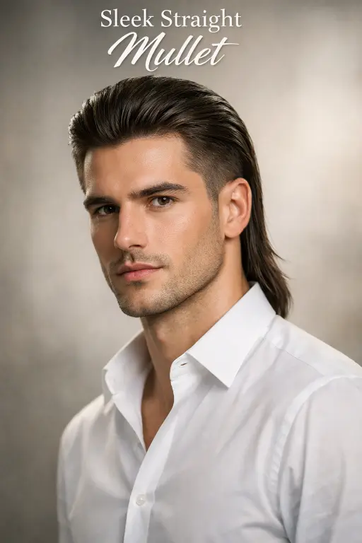 curly low taper fade mullet with defined curls on top and longer curly back with clean faded sides