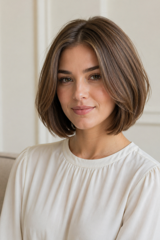 Stacked bob haircut ideas showing layered back volume, angled front, and modern styles for different face shapes and hair types