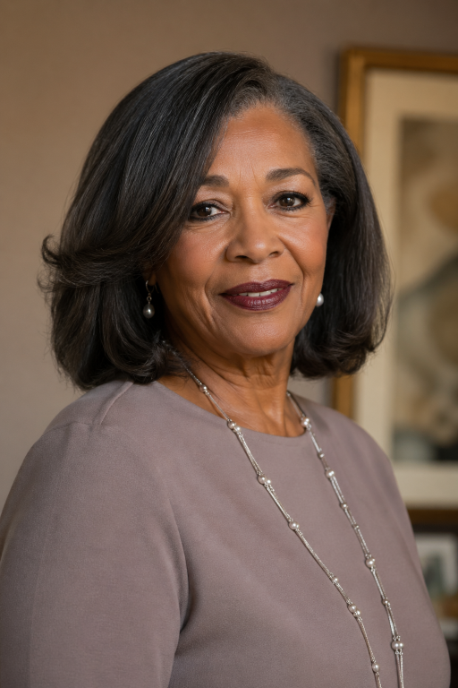 Hairstyles for Black women over 70 featuring short, natural, curly, and low-maintenance elegant looks