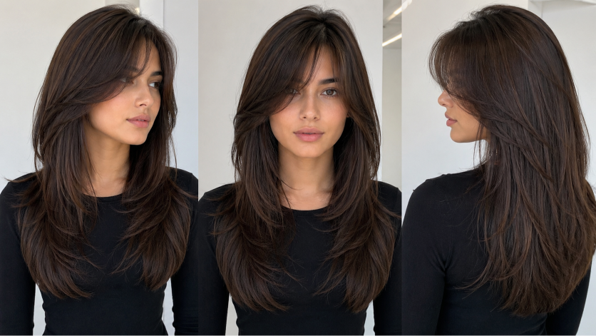 25 bangs hairstyles for oval face showing different fringe styles for all hair types