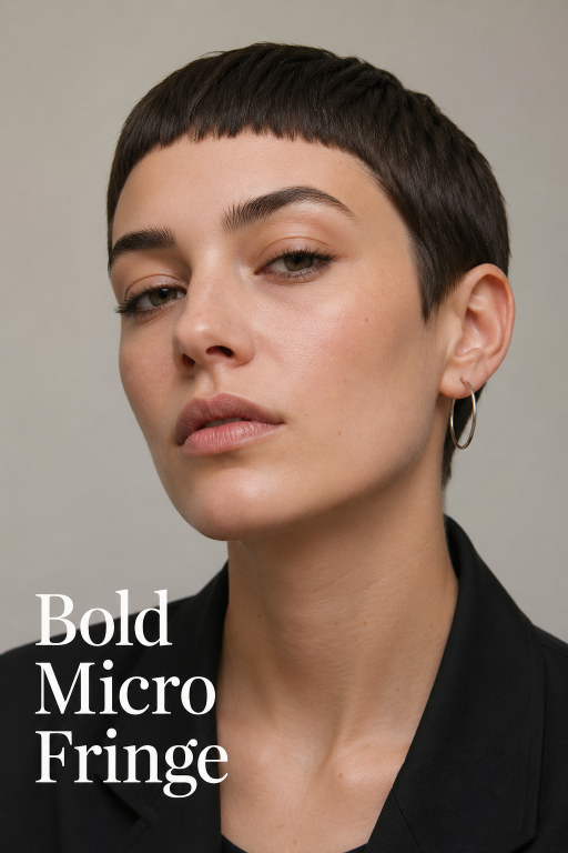 25 bangs hairstyles for short hair showcasing different fringe styles on pixie cuts and bobs for various face shapes and hair textures