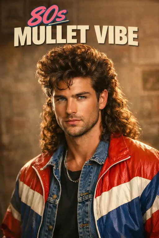 different curly mullet haircuts for men showing fade, taper, and textured styles with natural curls and varied lengths