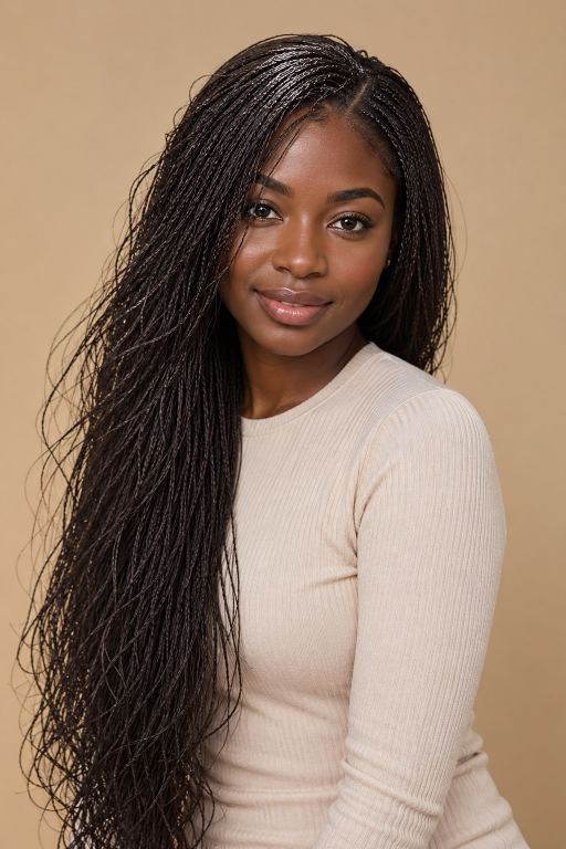 Braided hairstyles for Black women featuring box braids, knotless braids, and cornrows styled in versatile protective looks