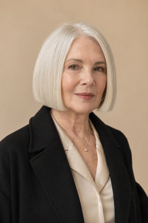 Hairstyles for women over 60 with thin fine hair showing layered bobs, pixie cuts, and volume-boosting styles for a fuller, youthful look