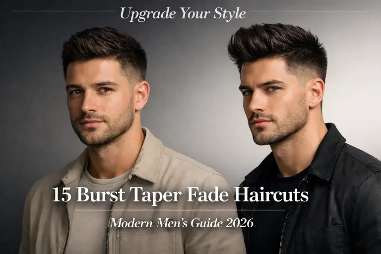 taper fade haircut for men with long top styled into a quiff and neatly faded sides