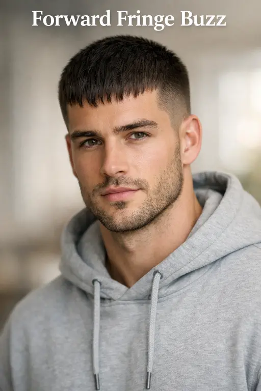 clean buzz cut fade styles for men showing low, mid, and high fades with short textured top on different hair types