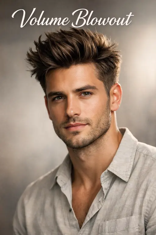 man with low taper fade messy top hairstyle featuring textured medium-length hair and clean tapered sides