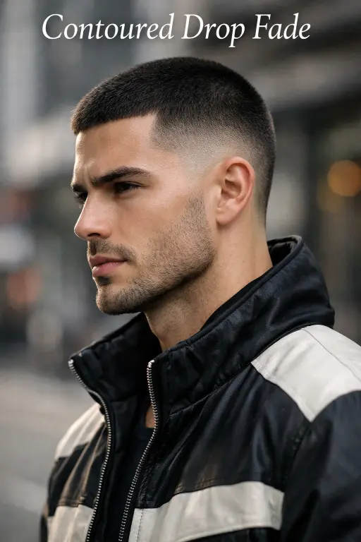 clean buzz cut fade styles for men showing low, mid, and high fades with short textured top on different hair types