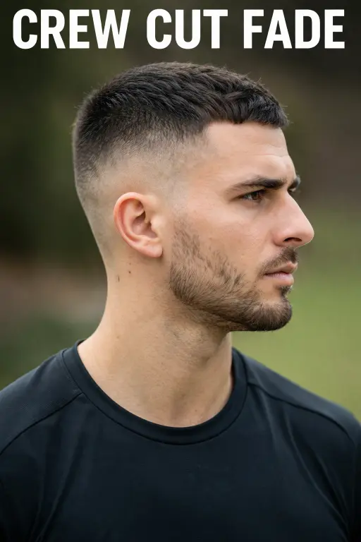 variety of high fade haircuts for men showing different styles, textures, and top lengths with clean faded sides