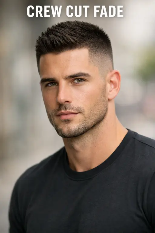 variety of high fade haircuts for men showing different styles, textures, and top lengths with clean faded sides