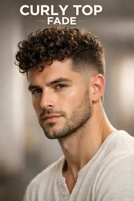 clean mid drop taper fade haircut with natural blend around the ear and neckline, styled top showing modern versatile men’s hairstyle