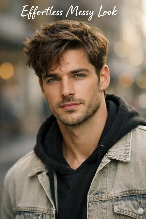 : A variety of side part haircuts for men featuring fades, undercuts, and textured styles on different hair types and lengths